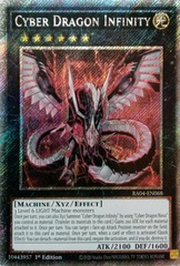 Cyber Dragon Infinity (Regular Art) - RA04-EN068 - Platinum Secret Rare - 1st Edition